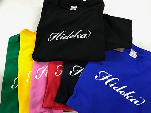 はんこ屋さん21吹上店製作事例 ウェアプリントコットンＴシャツ